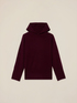 Hooded sweater in pure wool image number 3