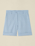 Linen Bermuda shorts with crystals image number 4