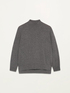 Pure cashmere funnel neck sweater image number 3