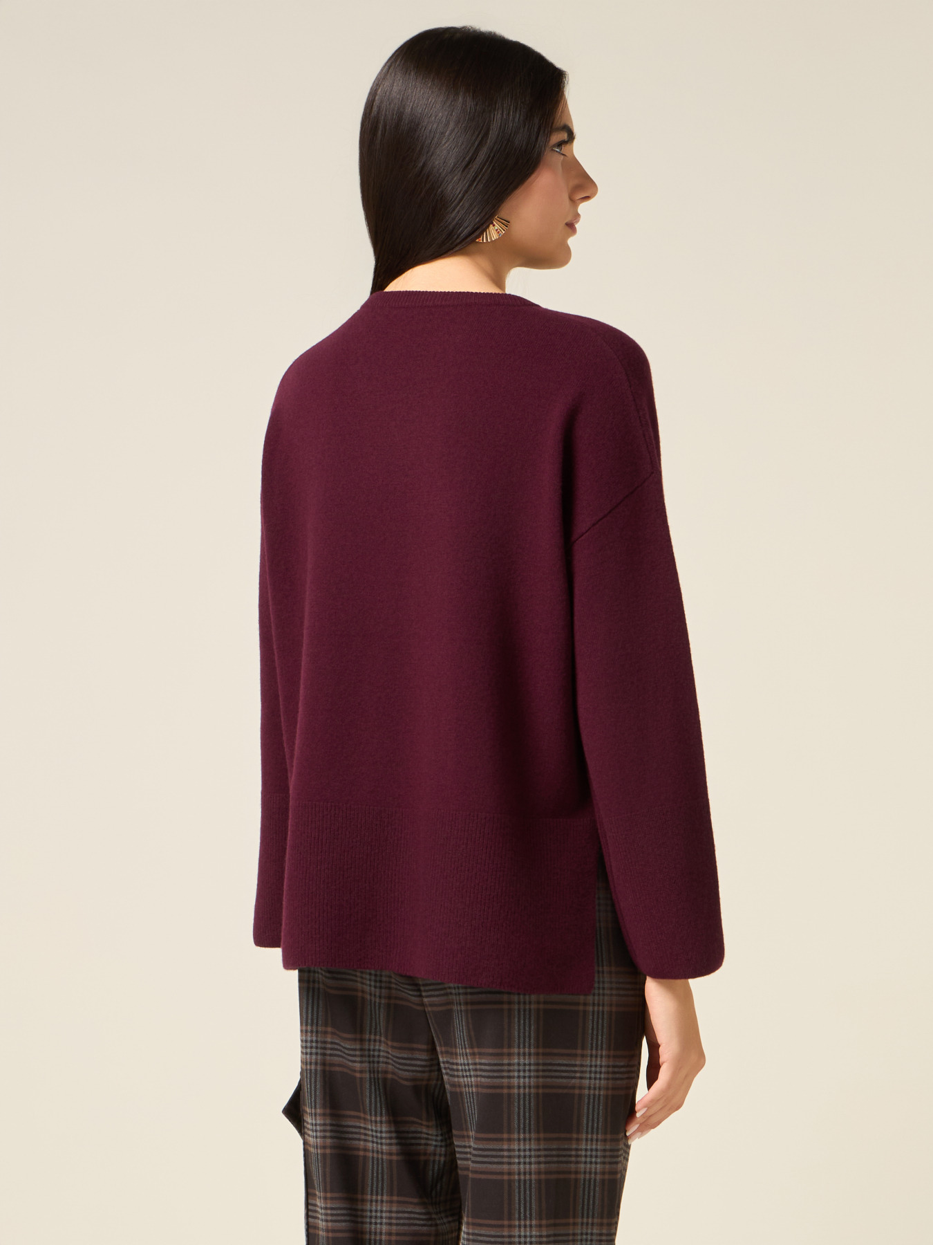 Pullover mit Rundhalsausschnitt aus reiner Wolle image number 1