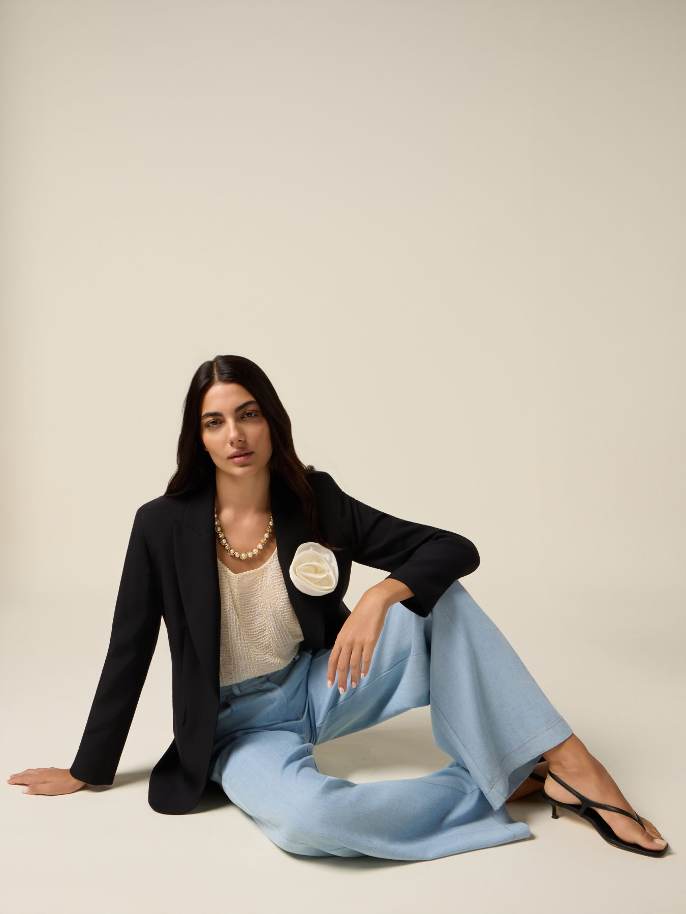 Palazzo pants in Tencel image number 0