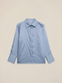 Striped satin shirt image number 4