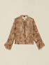 Patterned shirt in crepon image number 3