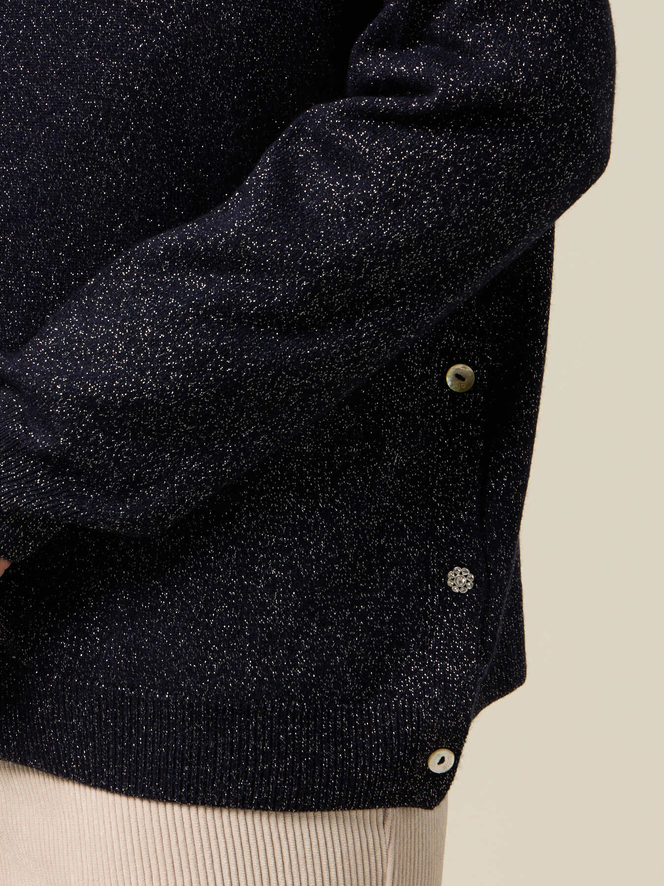 Cardigan Lurex-Kaschmir-Mix image number 2