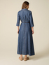 Rochie lungă cu efect denim image number 1