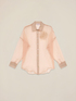 Camicia in organza con spilla image number 4
