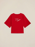 Camiseta con bordado de letras image number 3