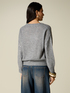 Maglia misto lana con paillettes image number 1