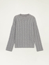 Pullover aus Kaschmirgemisch mit Zopfmuster image number 3