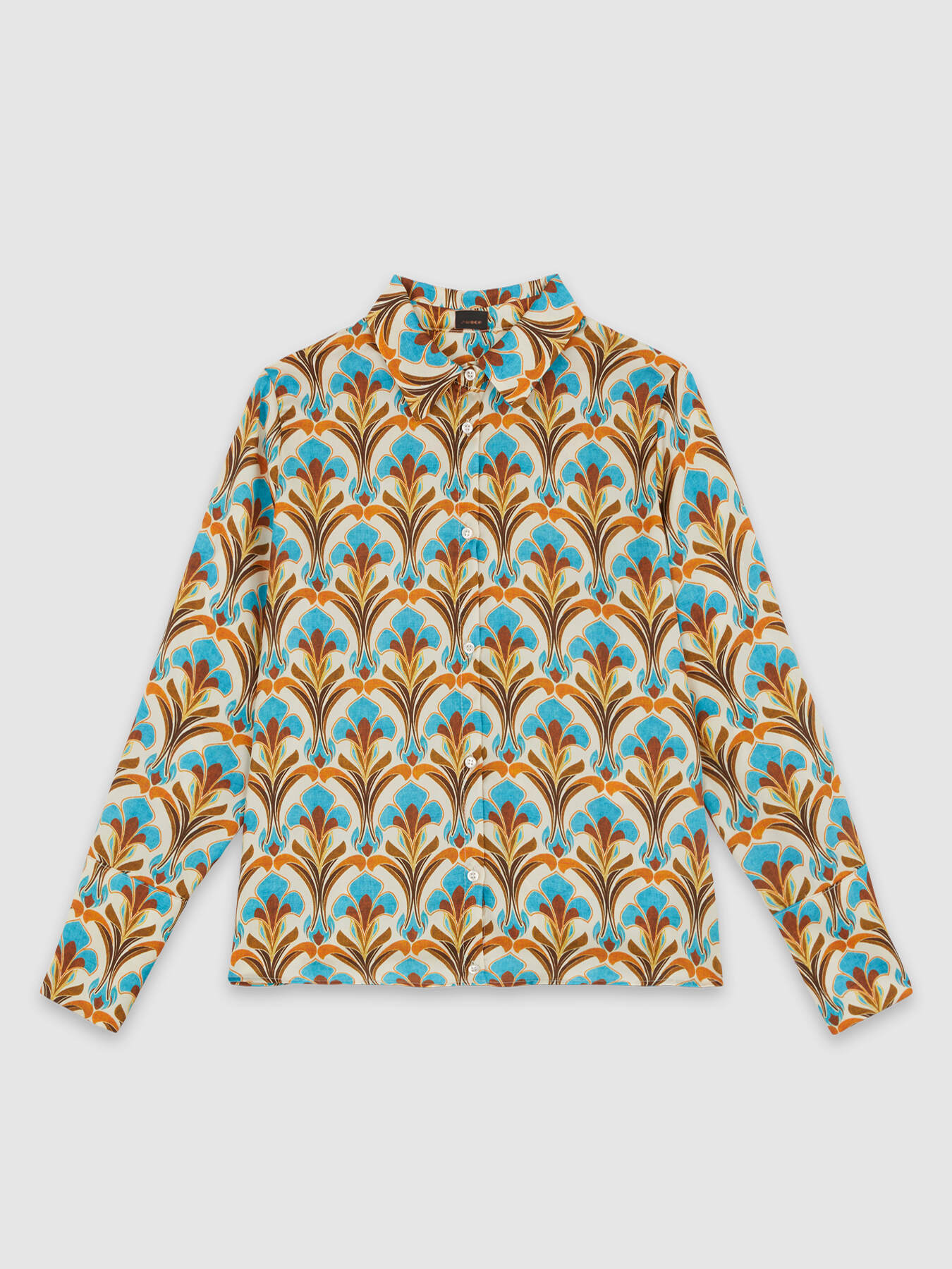 Camicia in raso fantasia image number 3