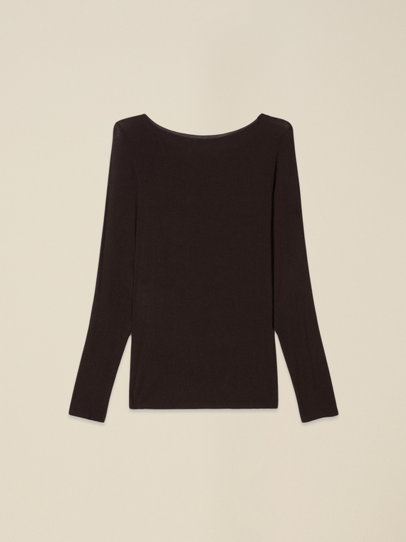 Cotton and cashmere blend T-shirt