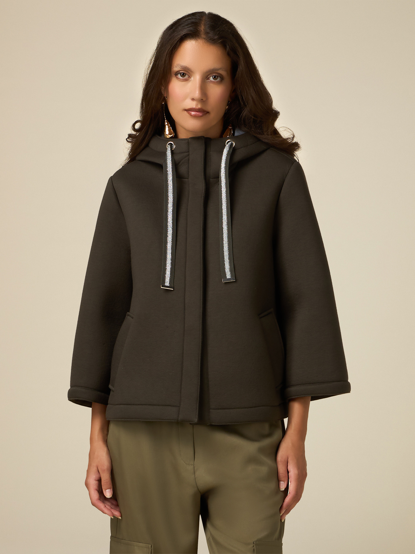 Scuba fabric cape image number 1