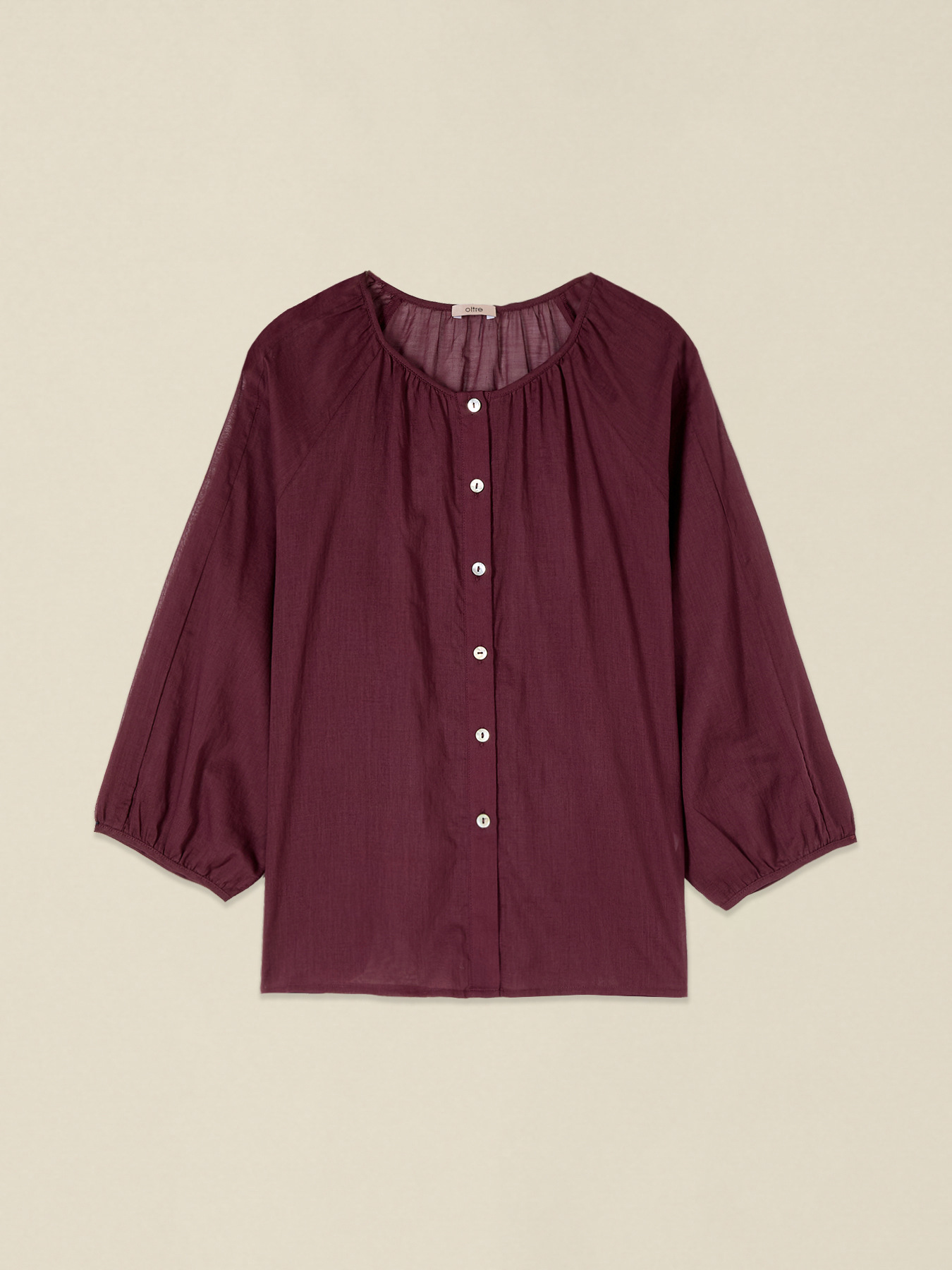 Cotton muslin blouse image number 3