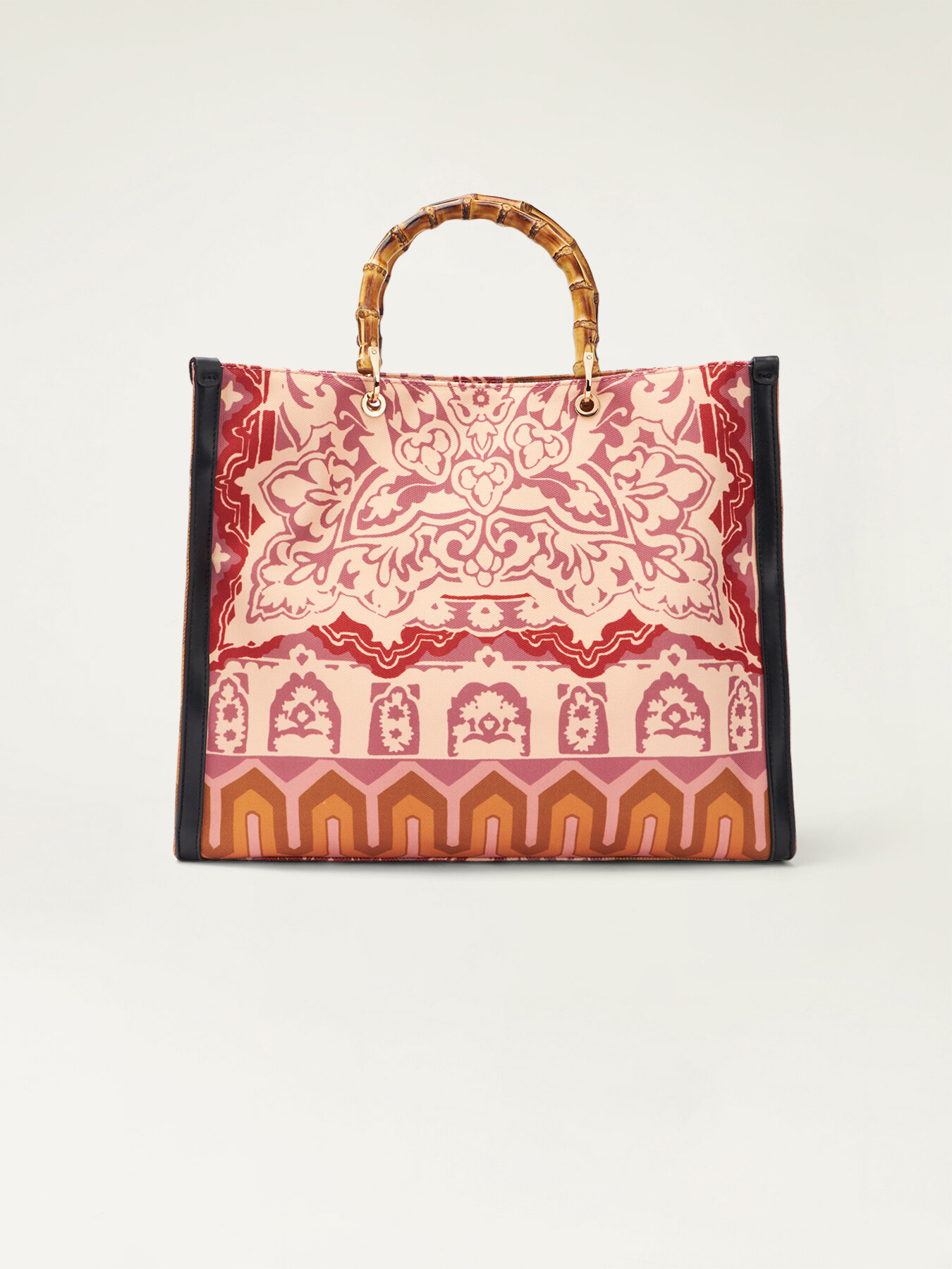 Patterned jumbo tote bag image number 2