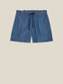 Tencel-Shorts mit Kordelzug image number 4