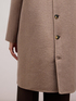 Manteau en laine m&eacute;lang&eacute;e &agrave; col amovible image number 3