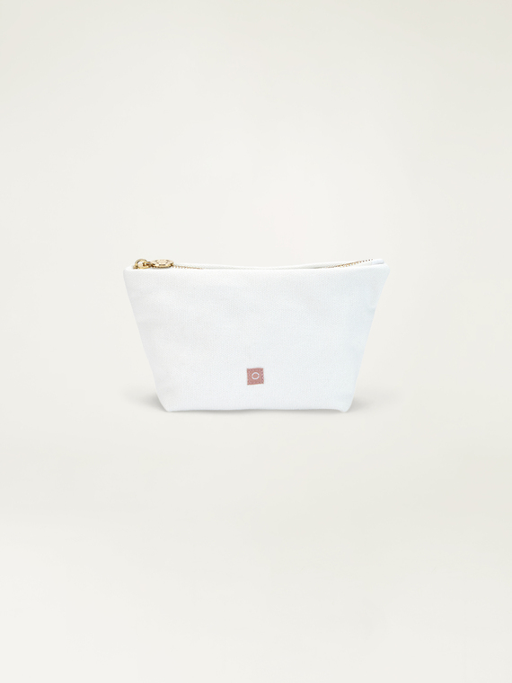 Cotton pouch with mirror