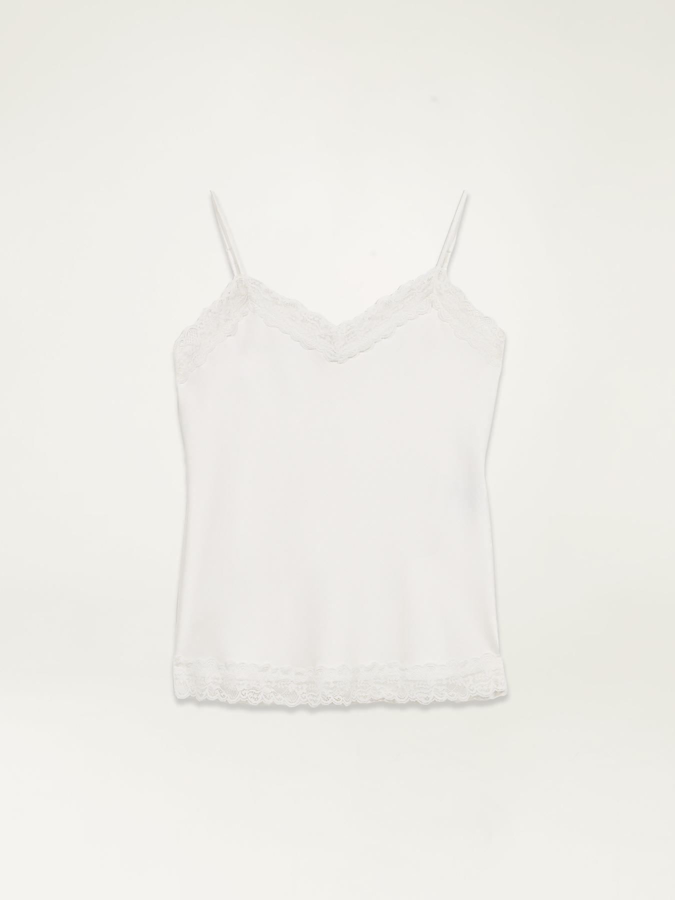 Top lingerie in raso e pizzo image number 3