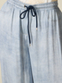 Palazzo-Hose aus Satin in Denim-Optik image number 2