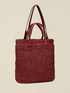 Woven raffia shopper image number 4