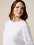 Pull avec une pluie de petits clous/strass image number 2