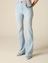 Flared Jeans mit dekorativen Ketten image number 3