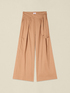 Linen blend cargo pants with sash image number 4