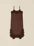 Satin dress with lace image number 3