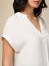 Blouse &agrave; manches courtes en viscose image number 2