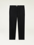 Tencel blend stovepipe trousers image number 1