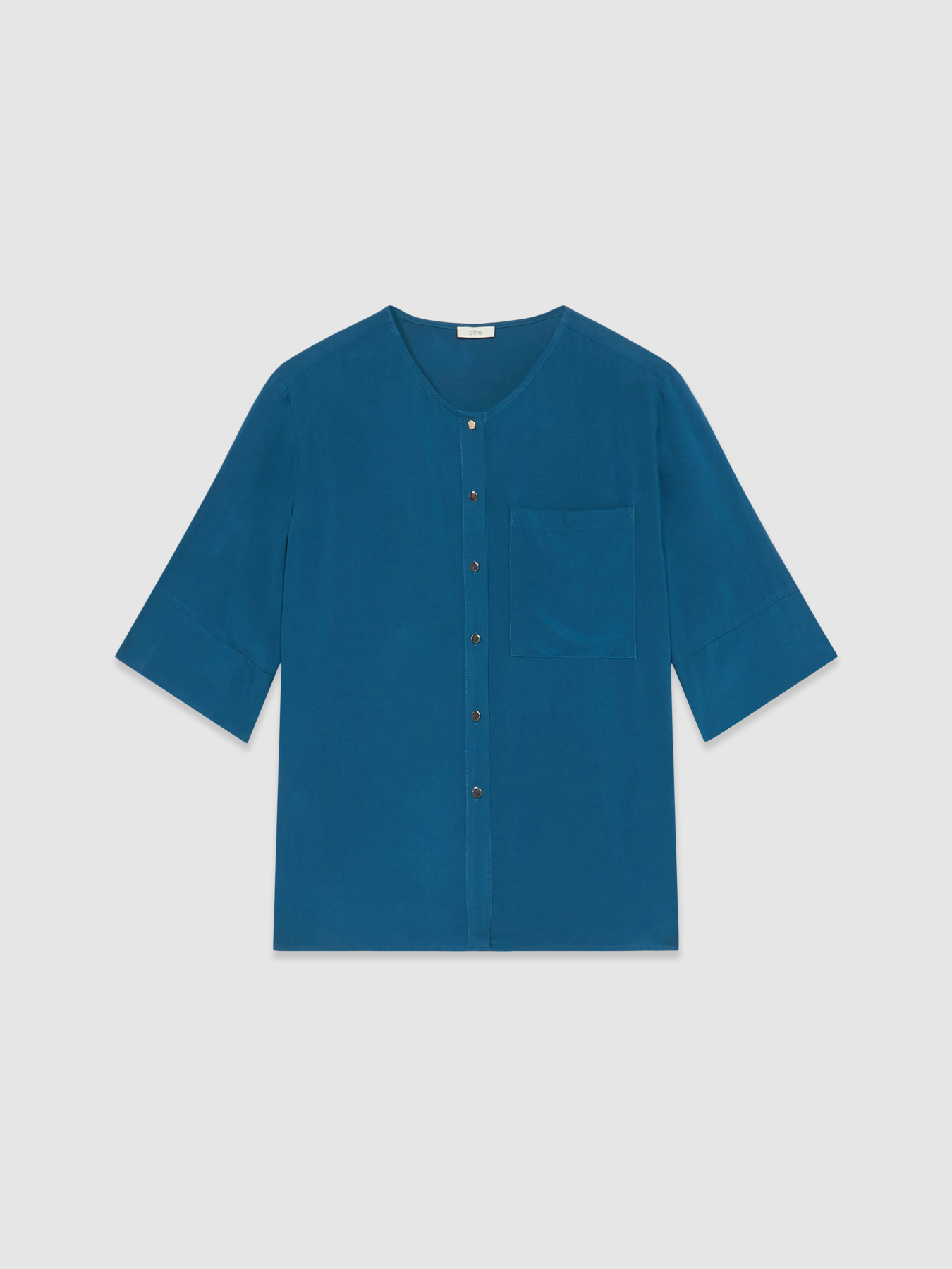 Camisa de viscosa vaporosa image number 3