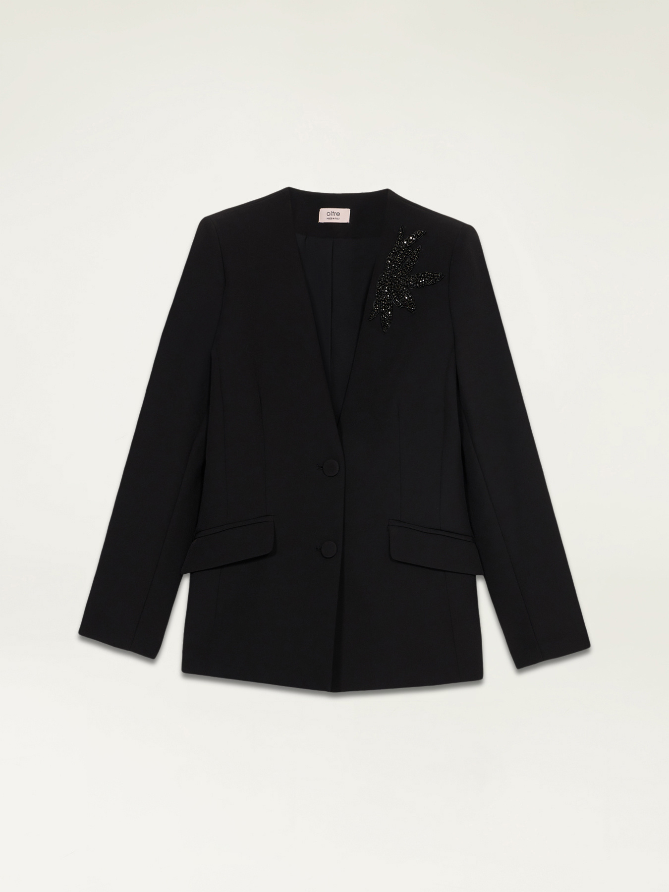 Blazer con patch gioiello image number 4