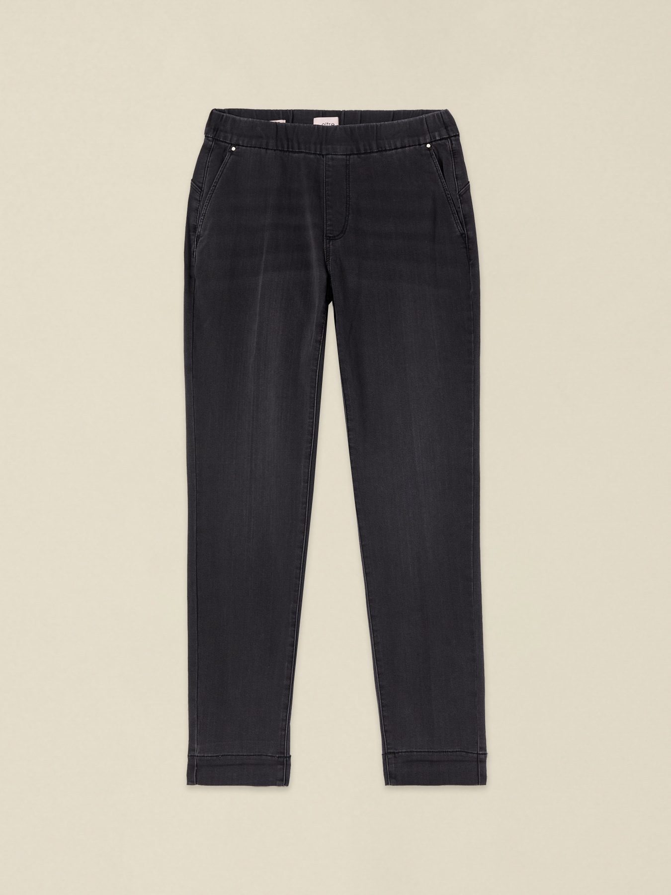 Chino-Jeans mit elastischem Bund image number 4