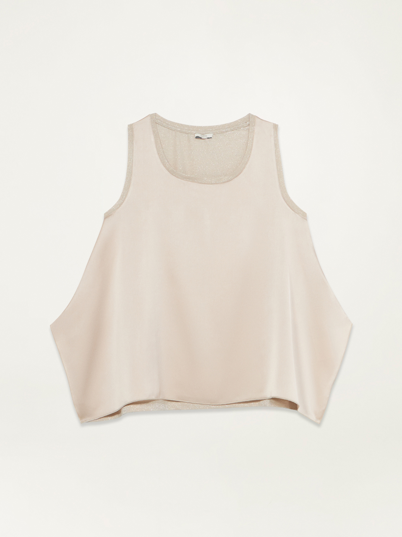 Top bi-matière coupe trapèze image number 3