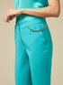 Stovepipe trousers with chain image number 2