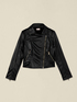 Cropped biker jacket image number 3