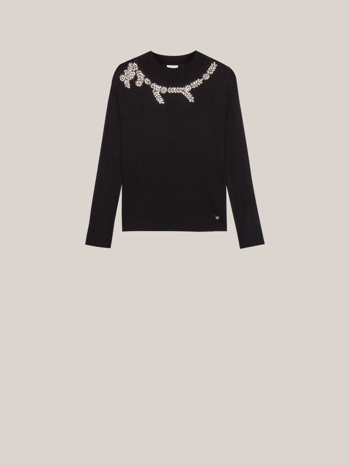 Maglia con ricamo gioiello image number 3