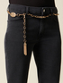 Metal chain belt image number 0