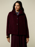 Diagonal fabric cape image number 0