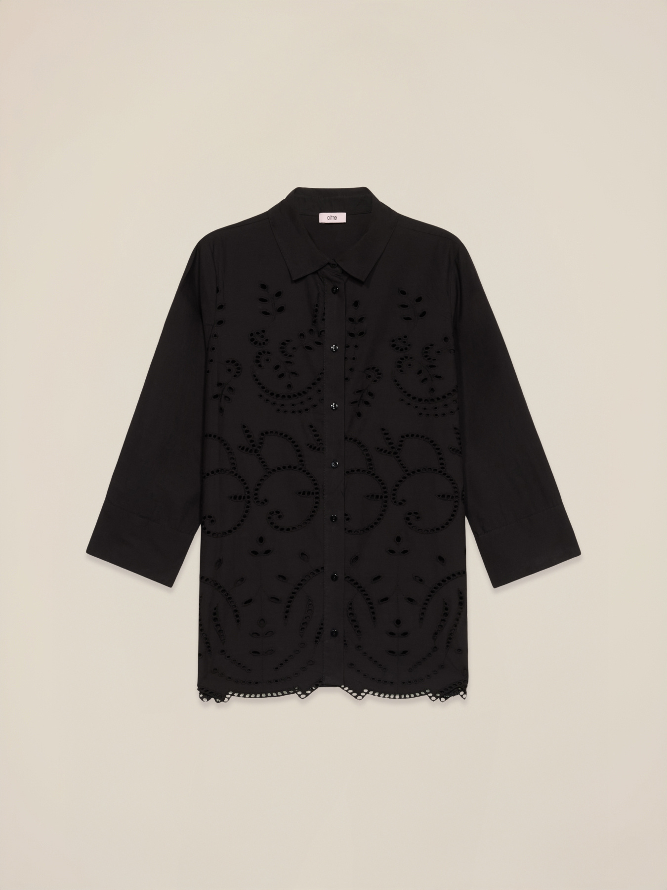 Camicia in pizzo sangallo image number 3