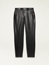 Pantalon jogger effet cuir avec d&eacute;tail cha&icirc;nes image number 4