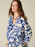 Langes Kleid aus Baumwolle mit Muster image number 2