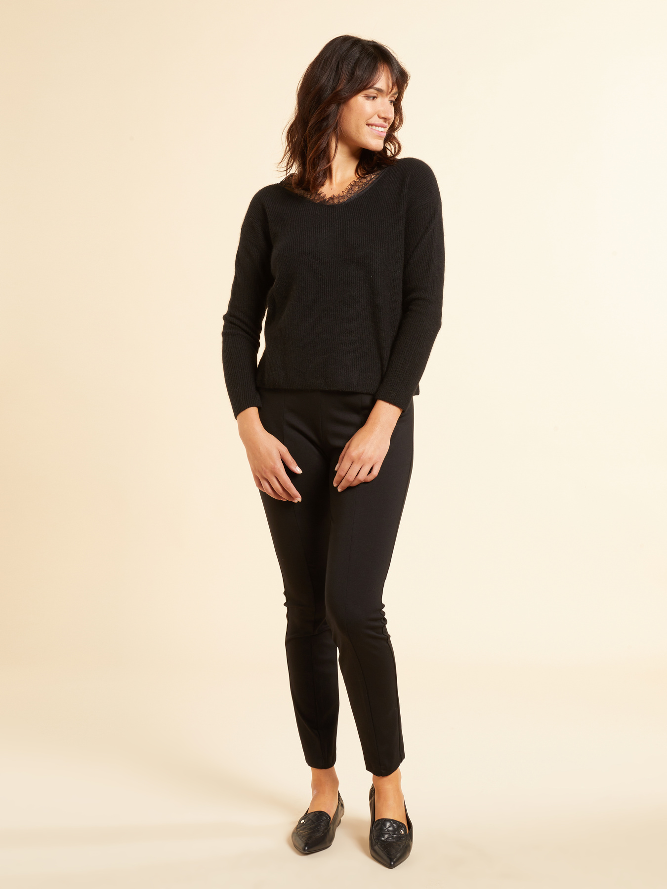 Pantaloni Paris in punto milano image number 0