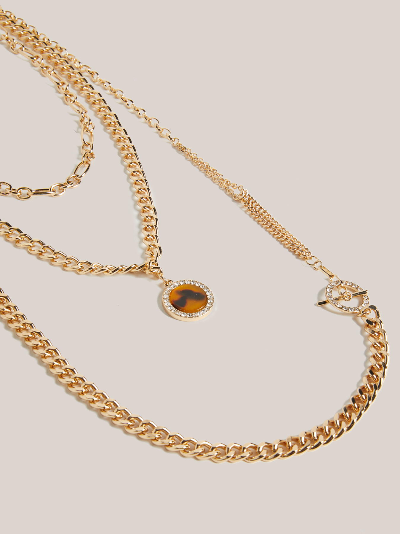 Long multi-strand necklace image number 1