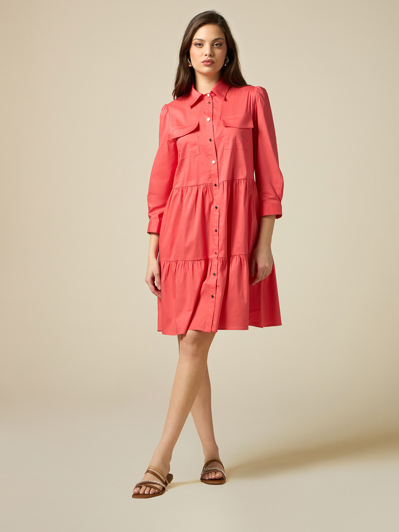 Vestito chemisier corto image number 0