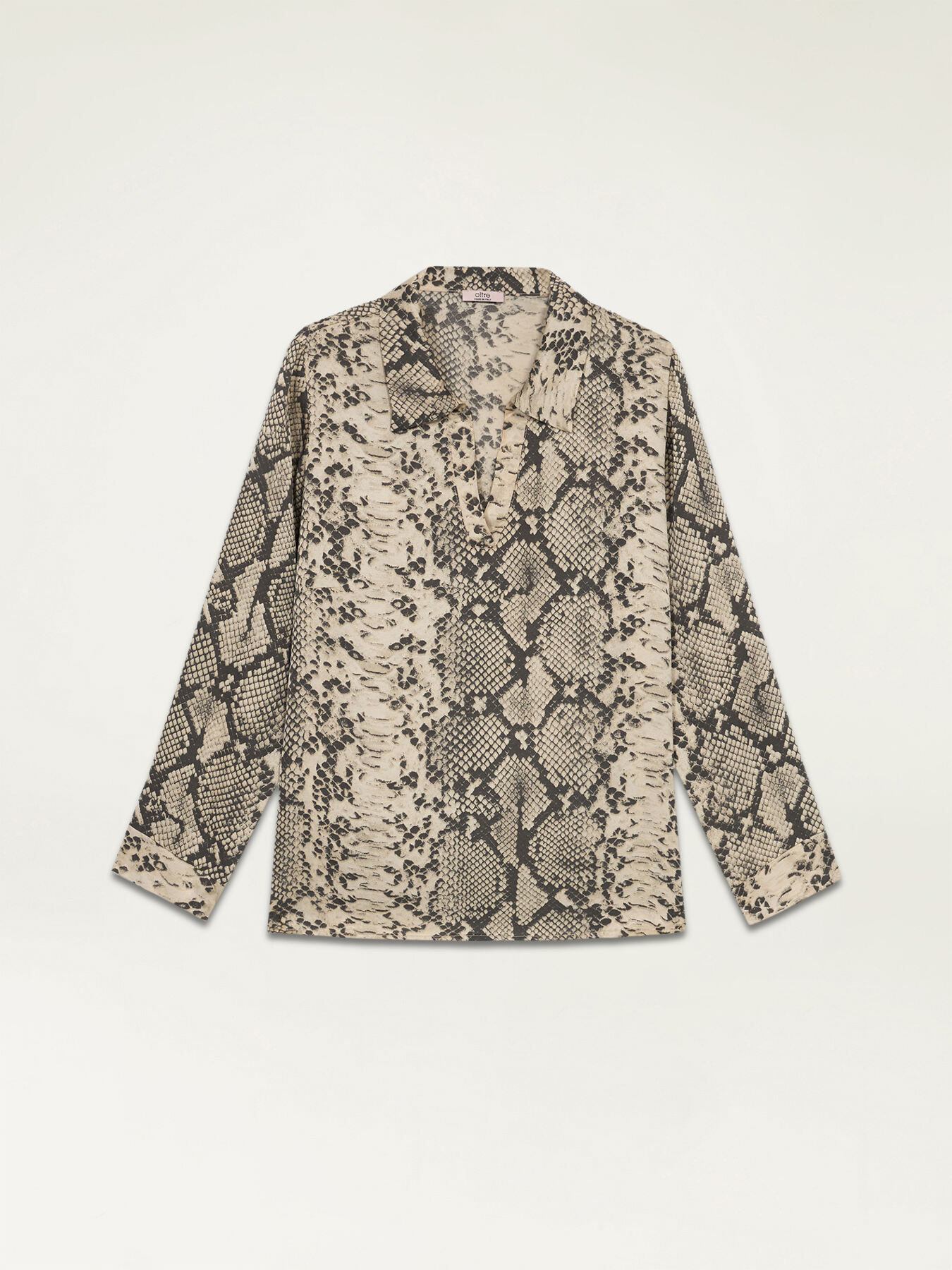 Snake print blouse image number 3