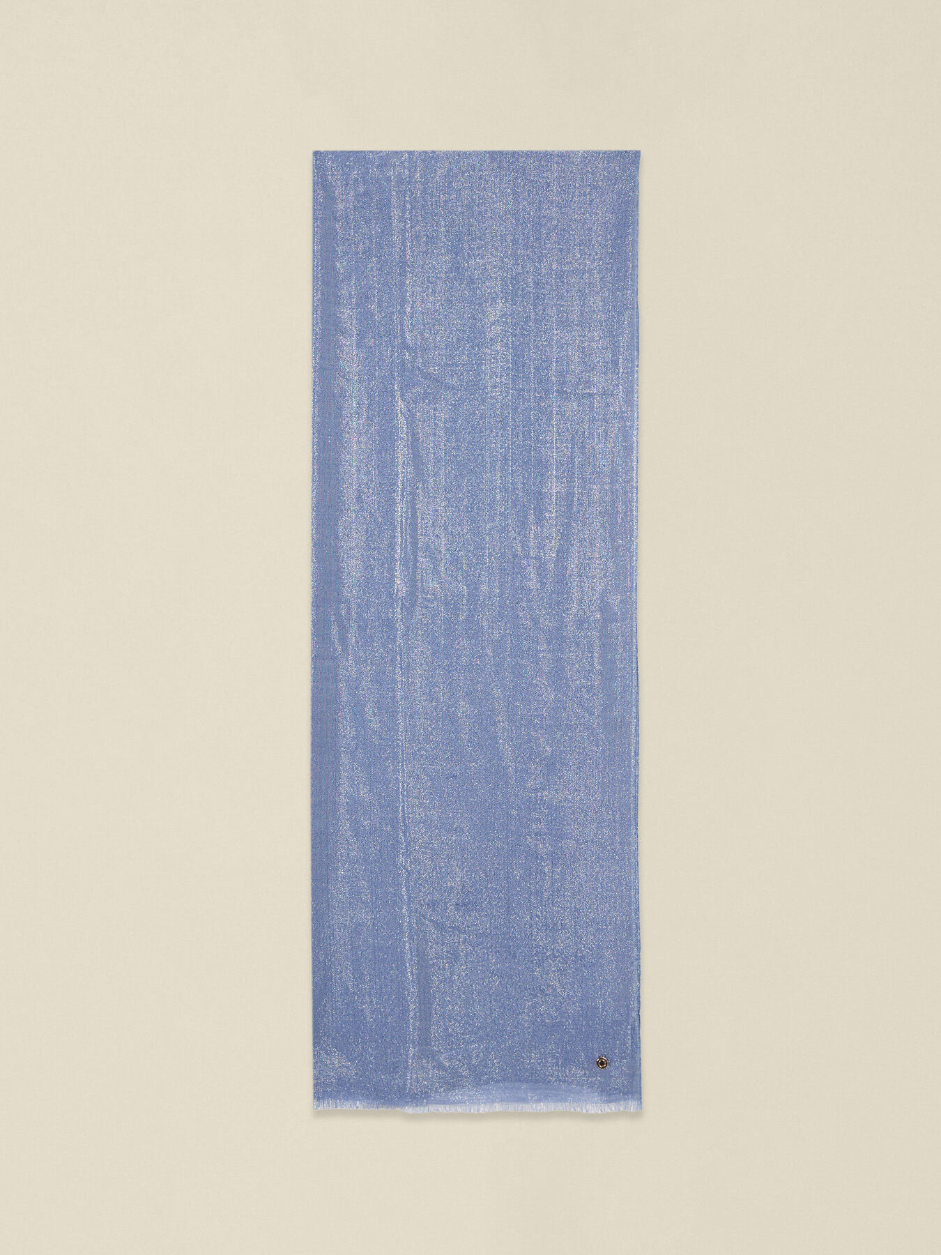 Schal aus Baumwollmischung mit Lurex image number 1