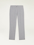 Pantaloni a sigaretta in tessuto m&eacute;lange image number 4