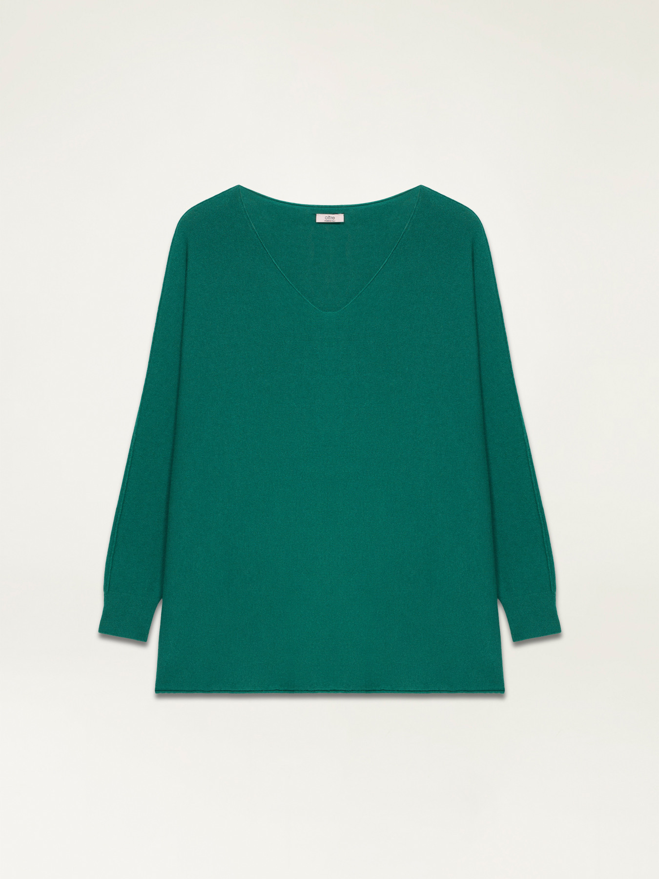 Maglia over con scollo a V image number 3