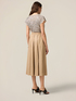 Wide midi skirt image number 3